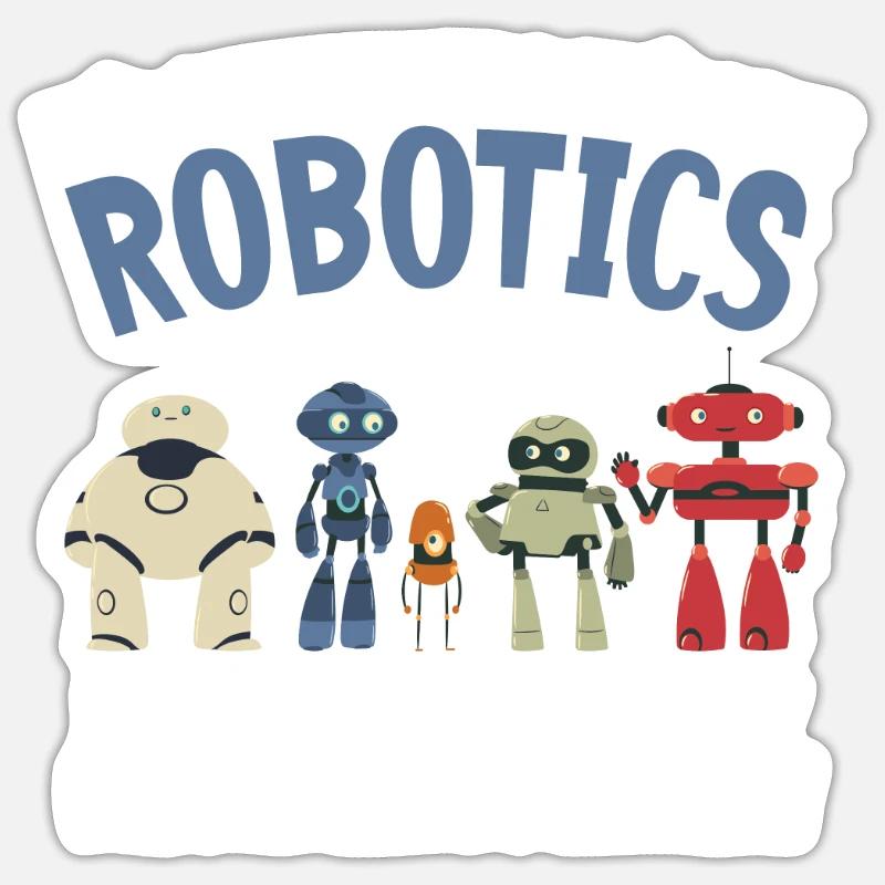 Droid Builder It's Ok If You Don't Like Robotics B Sticker size S (10 x 10 cm)