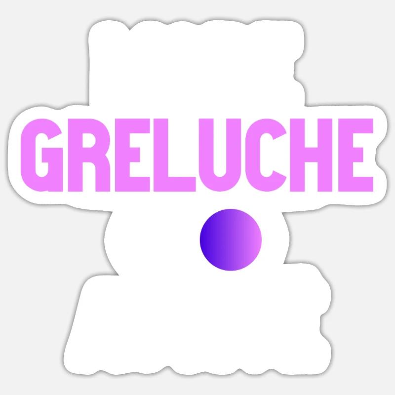 Mode Greluche Activé Sticker taille S (10 x 10 cm)