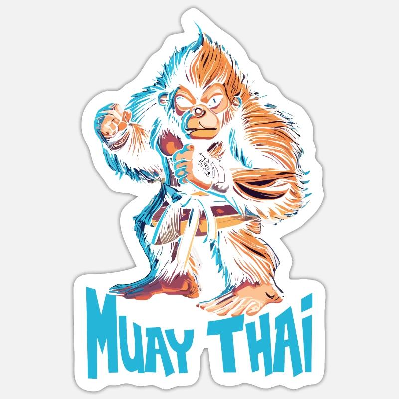 Bare Knuckle - Sticker size S (10 x 10 cm) - white matte