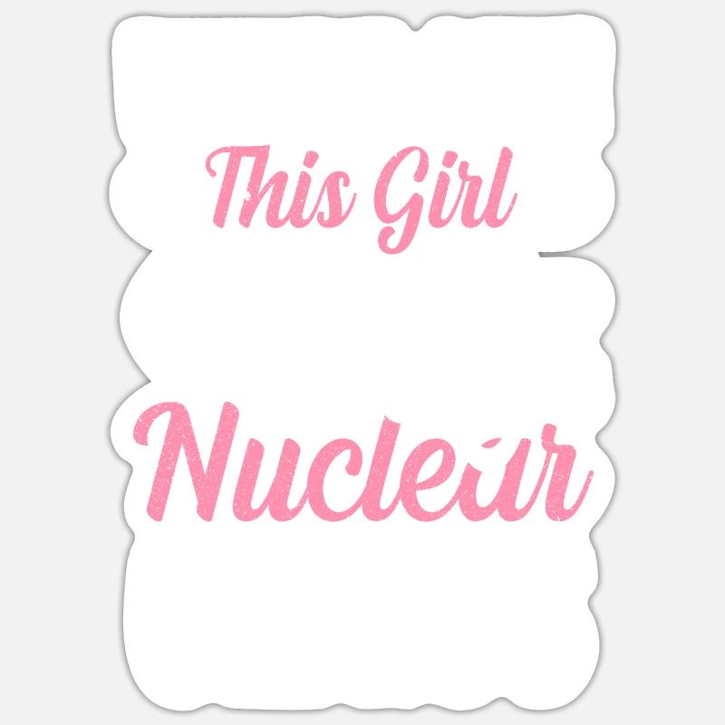 Nuclear Engineer Engineering Sticker size S (10 x 10 cm)