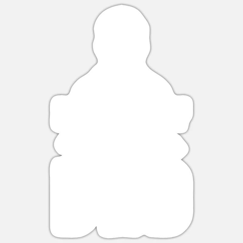 Krankenschwester Papa Notfallkrankenschwester - Sticker Größe S (10 x 10 cm) - Mattweiß