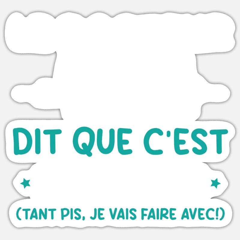 Sticker taille S (10 x 10 cm) - 