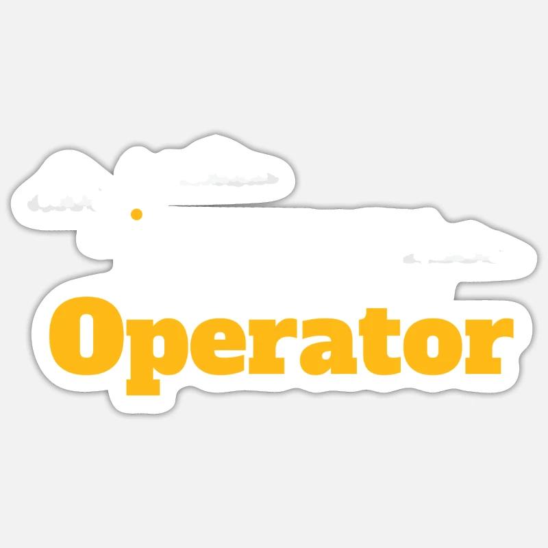 Windmill Operator Wind Power Wind Energy Sticker size S (10 x 10 cm)