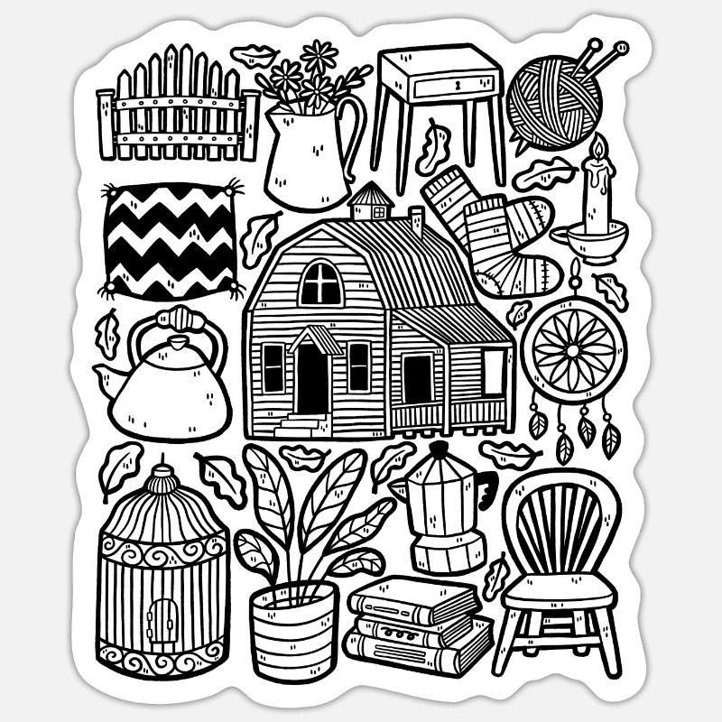 Sticker taille S (10 x 10 cm) - 