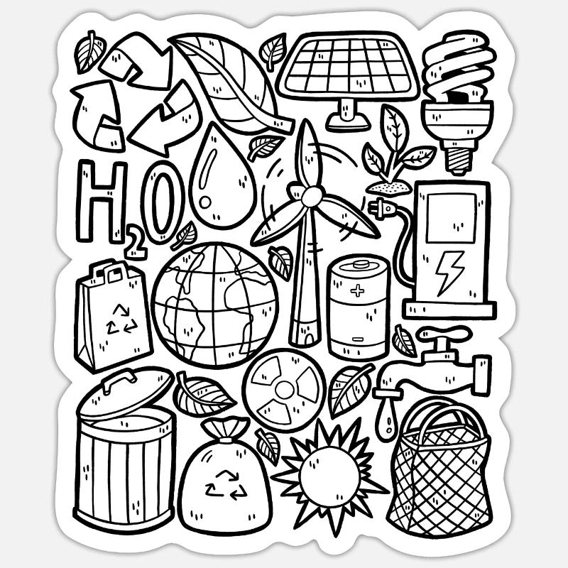 Sticker size S (10 x 10 cm) - 