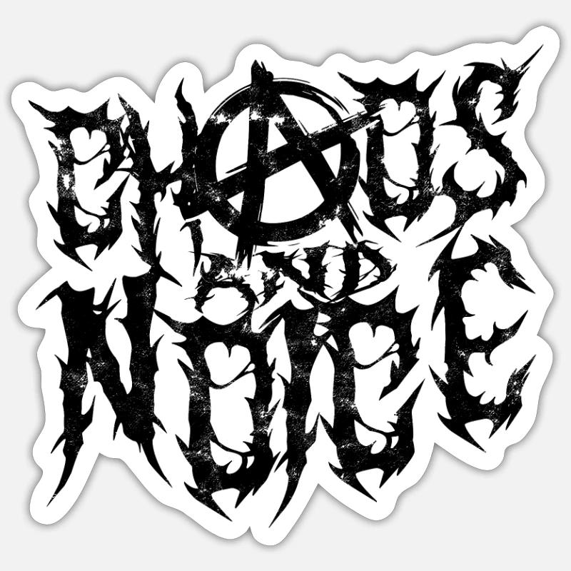Chaos & Noise - Punk Sticker size S (10 x 10 cm)