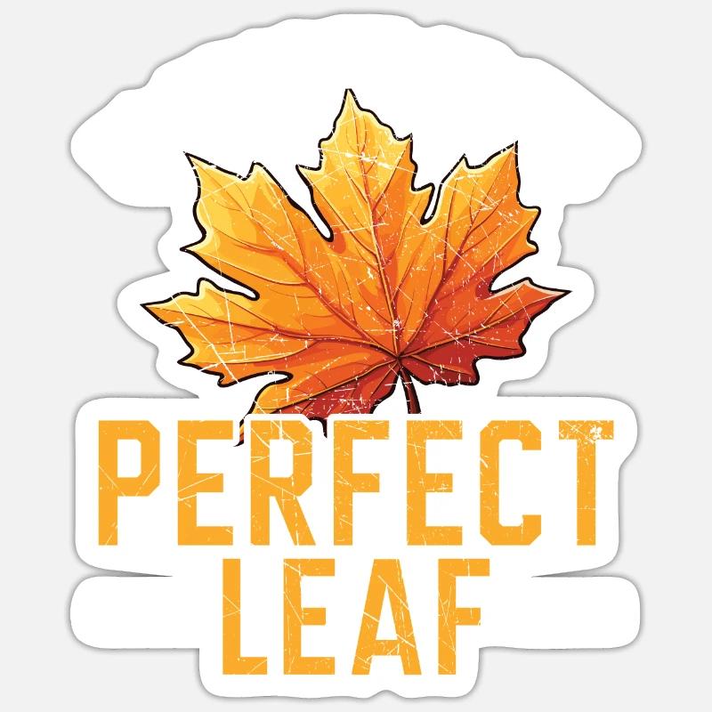 Leaf Peeping Autumn Leaf Peeper Fall Foliage Sticker size S (10 x 10 cm)