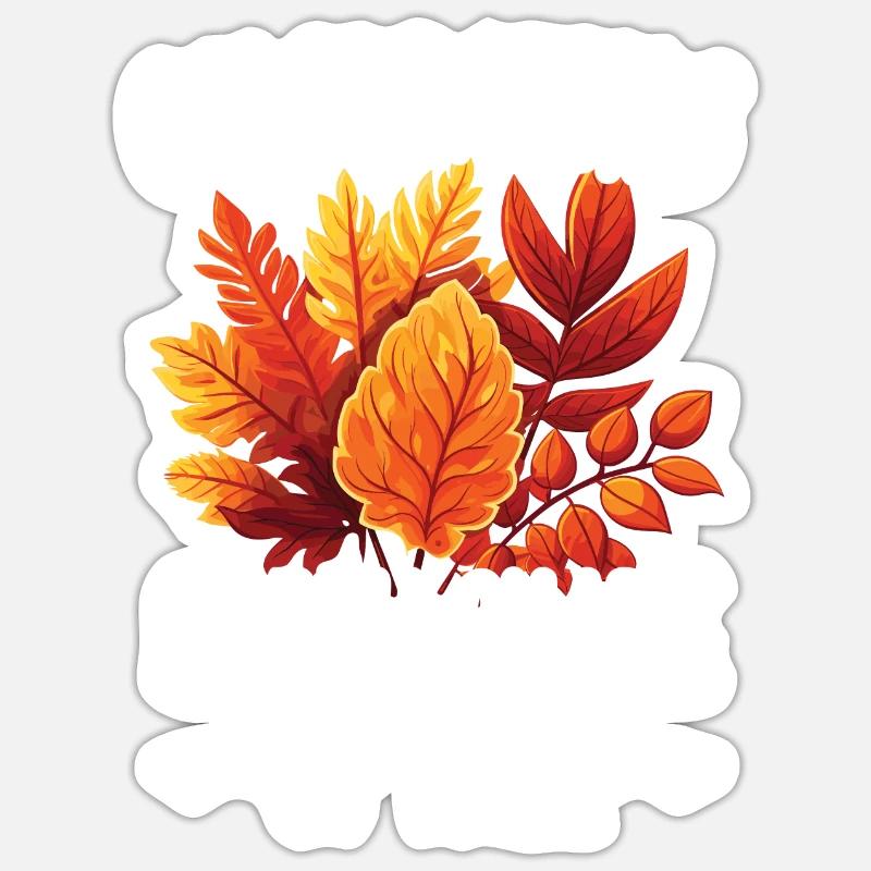Leaf Peeping Autumn Leaf Peeper Fall Foliage Sticker size S (10 x 10 cm)
