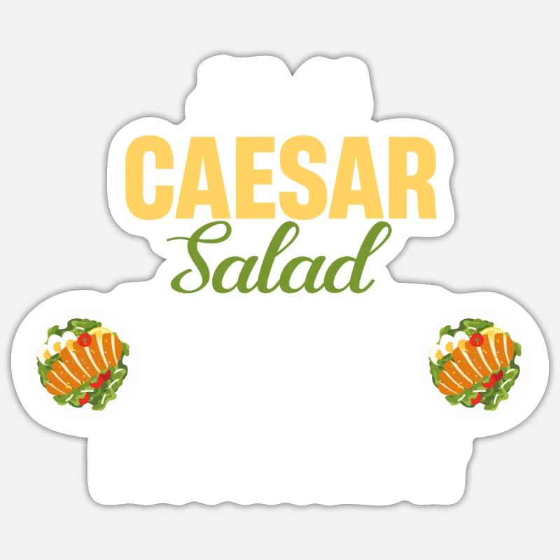 J’avais une blague sur la salade César, mais j’ai jeté Sticker taille S (10 x 10 cm)