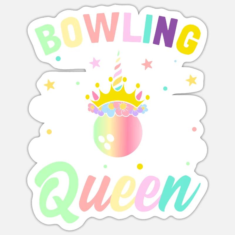 Bowler - Sticker size S (10 x 10 cm) - white matte