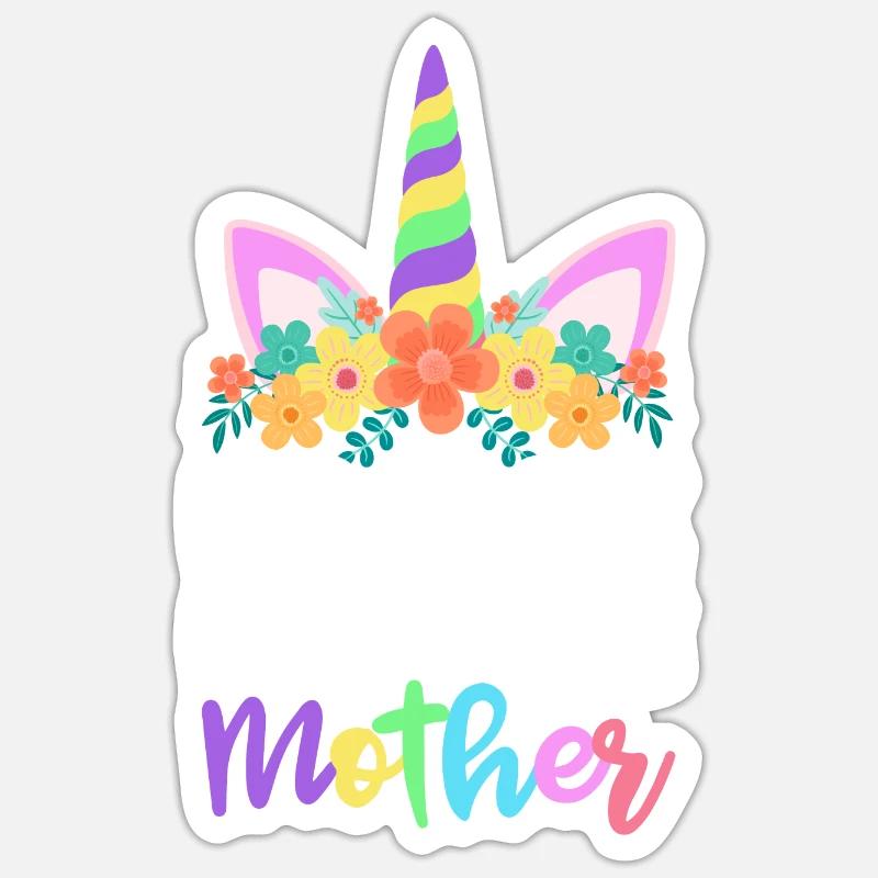 Douche nuptiale de mariage - Sticker taille S (10 x 10 cm) - blanc mat