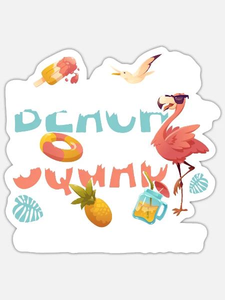 Elektriker Vacation Beach Group - Sticker Größe S (10 x 10 cm) - Mattweiß