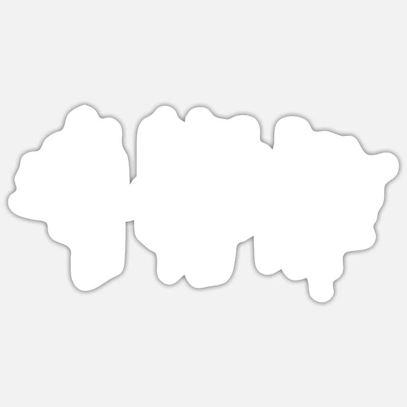 Pole Dancing Dancers - Sticker size S (10 x 10 cm) - white matte