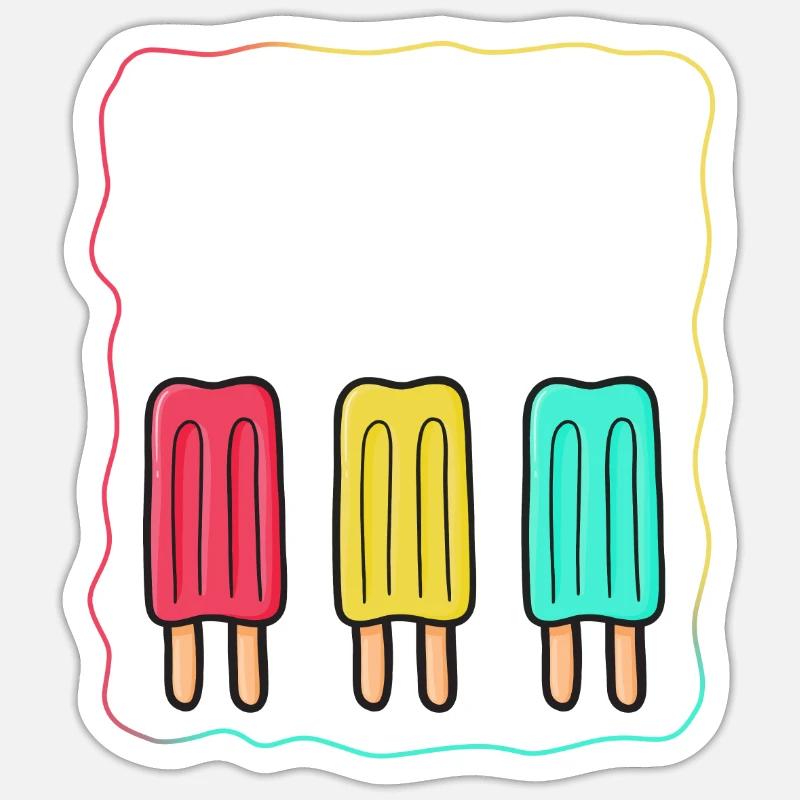 Tonsillectomy, recovery, tonsillectomy - Sticker size S (10 x 10 cm) - white matte