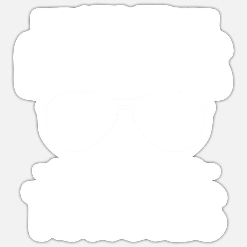 Tonsillectomy, recovery, tonsillectomy - Sticker size S (10 x 10 cm) - white matte