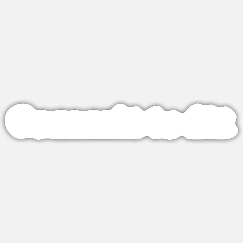 Fitness - Commit to fit - Sticker size S (10 x 10 cm) - white matte