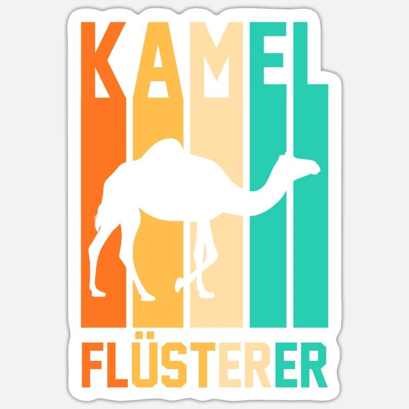 Kamel Sticker Größe S (10 x 10 cm)