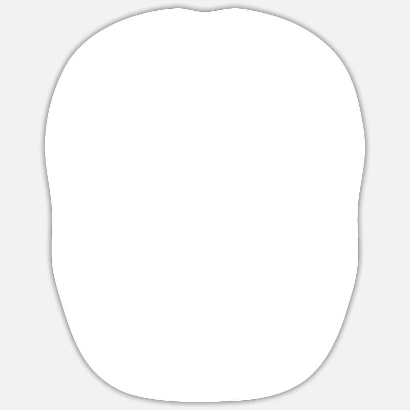 Dentiste Dentiste Bouche - Sticker taille S (10 x 10 cm) - blanc mat