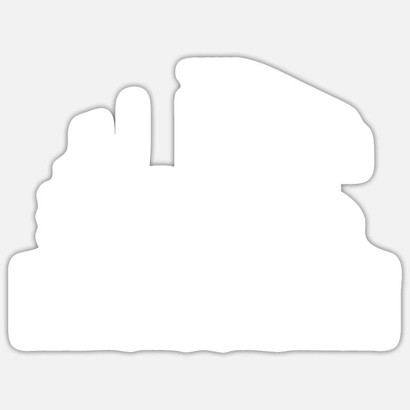 Zahnarzt Dentist - Sticker Größe S (10 x 10 cm) - Mattweiß