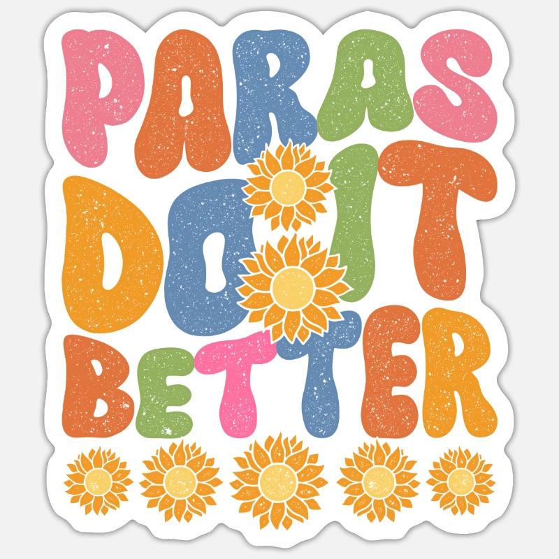 Erziehungsassistent Paras Do It Better Sticker Größe S (10 x 10 cm)