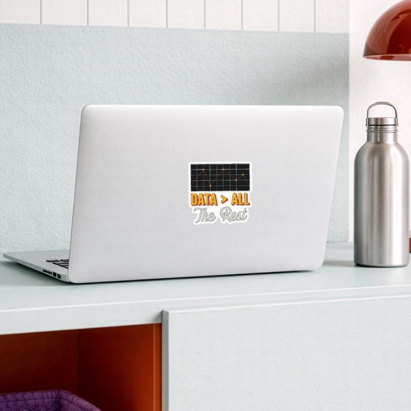 Data Mining Data > All The Rest Machine Learning Sticker Größe S (10 x 10 cm)