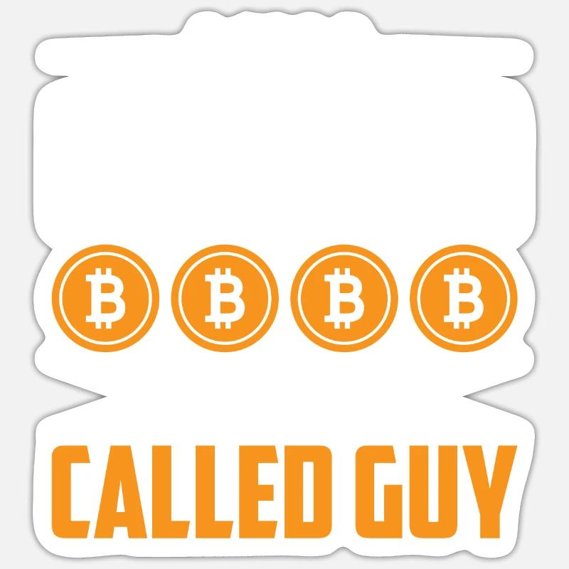 Ich bin ein Krypto-Typ Namens Guy Sticker Größe S (10 x 10 cm)