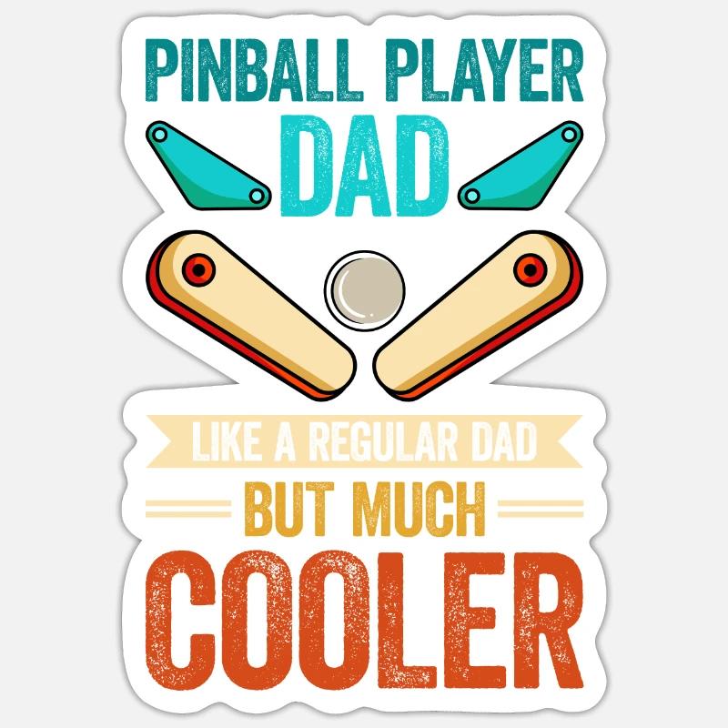 Pinball Machine Pinball Machine - Sticker size S (10 x 10 cm) - white matte