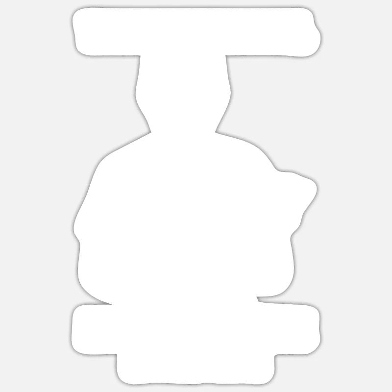 Krankenschwester Lustig Notfall Krankenschwester - Sticker Größe S (10 x 10 cm) - Mattweiß