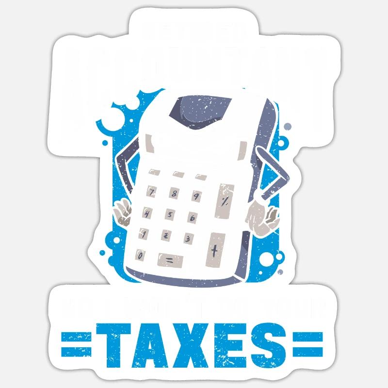 Comptable des régimes de retraite CPA Comptable comptable Sticker taille S (10 x 10 cm)
