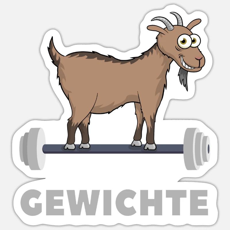 Fancy weights Sticker size S (10 x 10 cm)