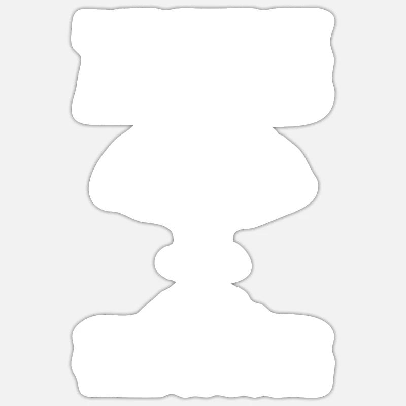 Nuklearphysik Kernkraftwerk - Sticker Größe S (10 x 10 cm) - Mattweiß