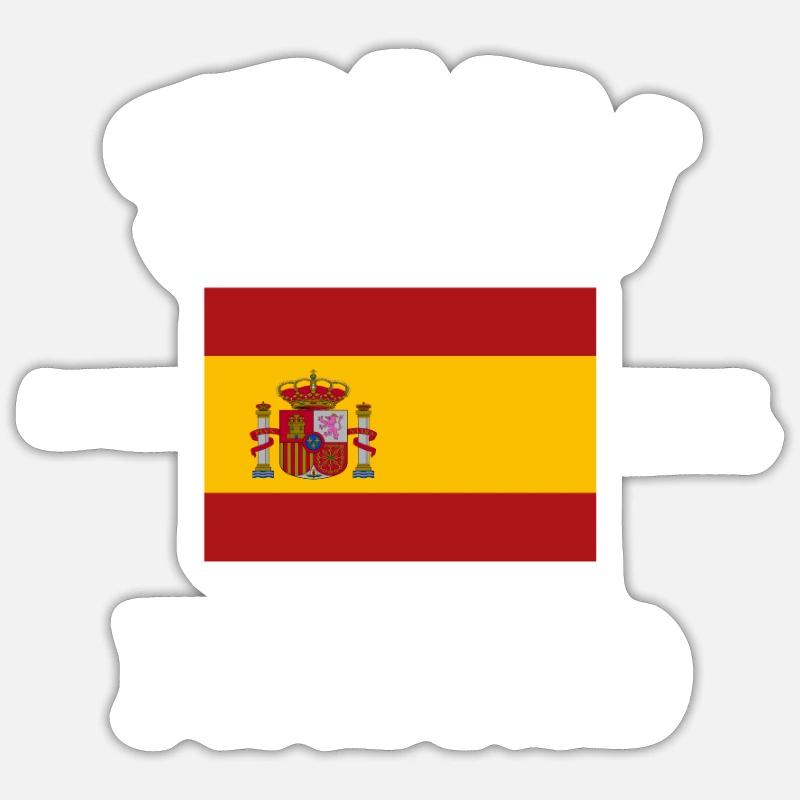 Spain - Sticker size S (10 x 10 cm) - white matte