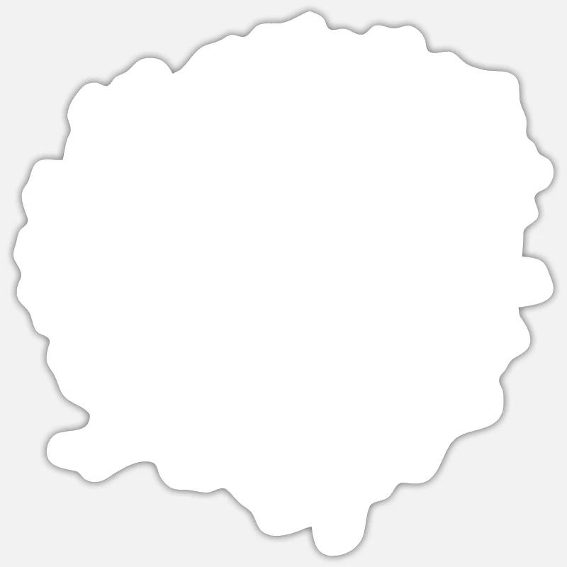 Sternzeichen Steinbock Symbol - Sticker Größe S (10 x 10 cm) - Mattweiß