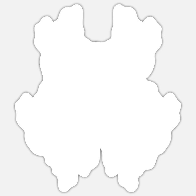 Sternzeichen Steinbock Symbol - Sticker Größe S (10 x 10 cm) - Mattweiß