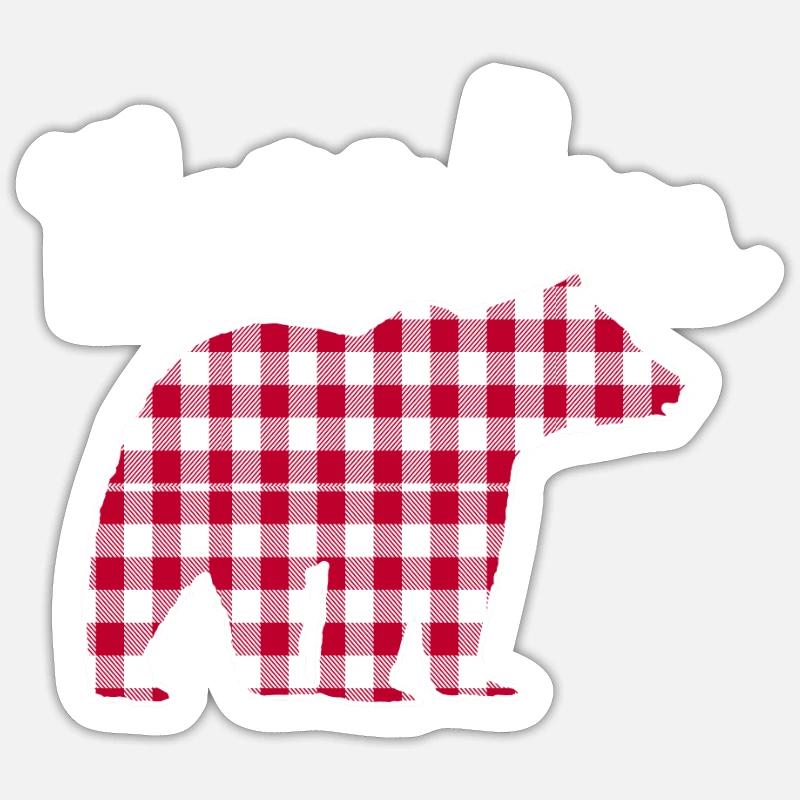 Mama Bear - Sticker size S (10 x 10 cm) - white matte