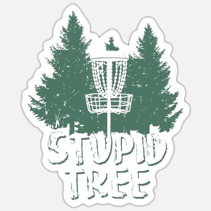 Disc golf set Disc golf Disc golfing bag Disc golf - Sticker size S (10 x 10 cm) - white matte