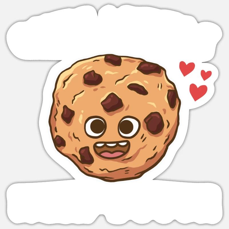 Cookie Dough Cookie Scout Cookie Handler Sticker size S (10 x 10 cm)