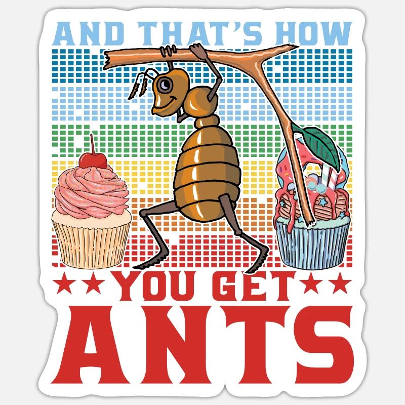 Et c'est comme ça que tu obtiens des réponses Sticker taille S (10 x 10 cm)