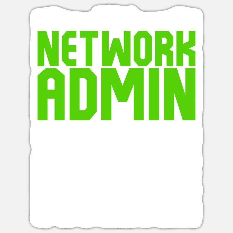 Programmer Network Administrator Sticker size S (10 x 10 cm)