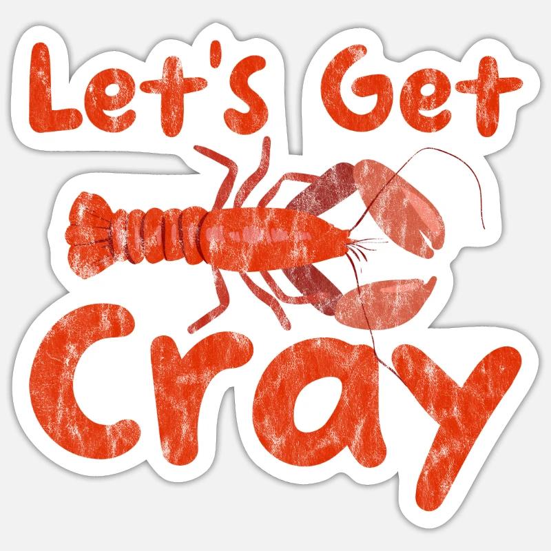 Allons chercher Cray 3 - Sticker taille S (10 x 10 cm) - blanc mat