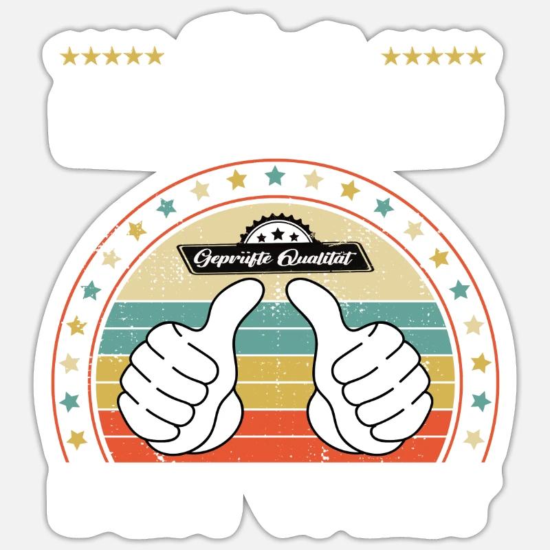 Sticker Größe S (10 x 10 cm) - 