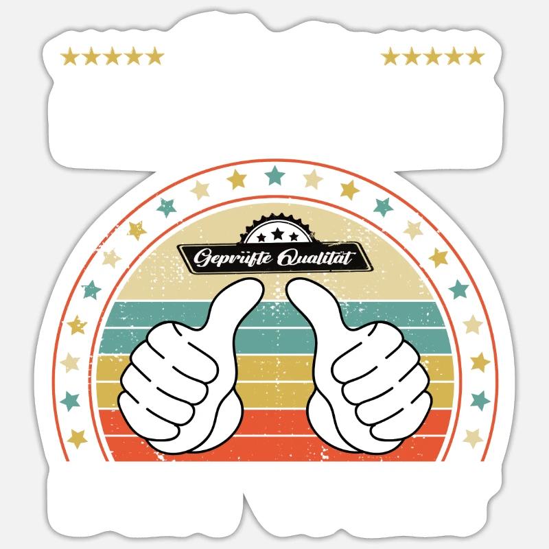 Bester ehemann der Welt - Sticker Größe S (10 x 10 cm) - Mattweiß