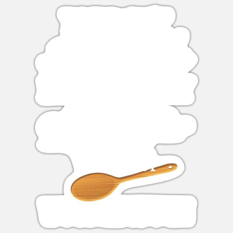 DU MACHST MIR KEINE ANGST ICH WURDE VON EINER MUTTER MIT EINEM - Sticker Größe S (10 x 10 cm) - Mattweiß