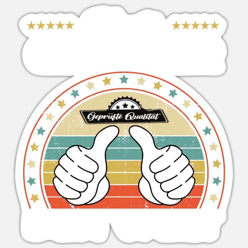 Beste großmutter der Welt - Sticker Größe S (10 x 10 cm) - Mattweiß