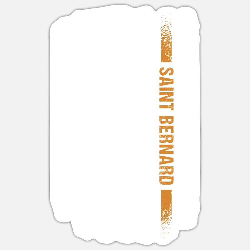 Drapeau de Saint-Bernard Us Sticker taille S (10 x 10 cm)