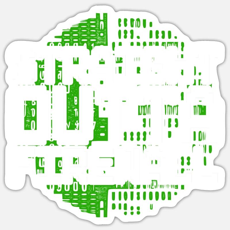 Programmierer Straight Outta Firewall Sticker Größe S (10 x 10 cm)