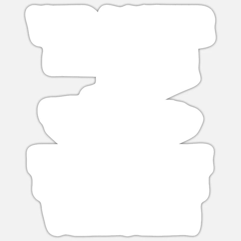 Panzerfahrer Soldat Panzer - Sticker Größe S (10 x 10 cm) - Mattweiß