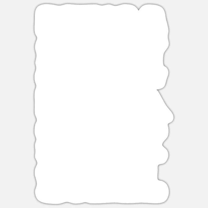 éclaireur - Sticker taille S (10 x 10 cm) - blanc mat