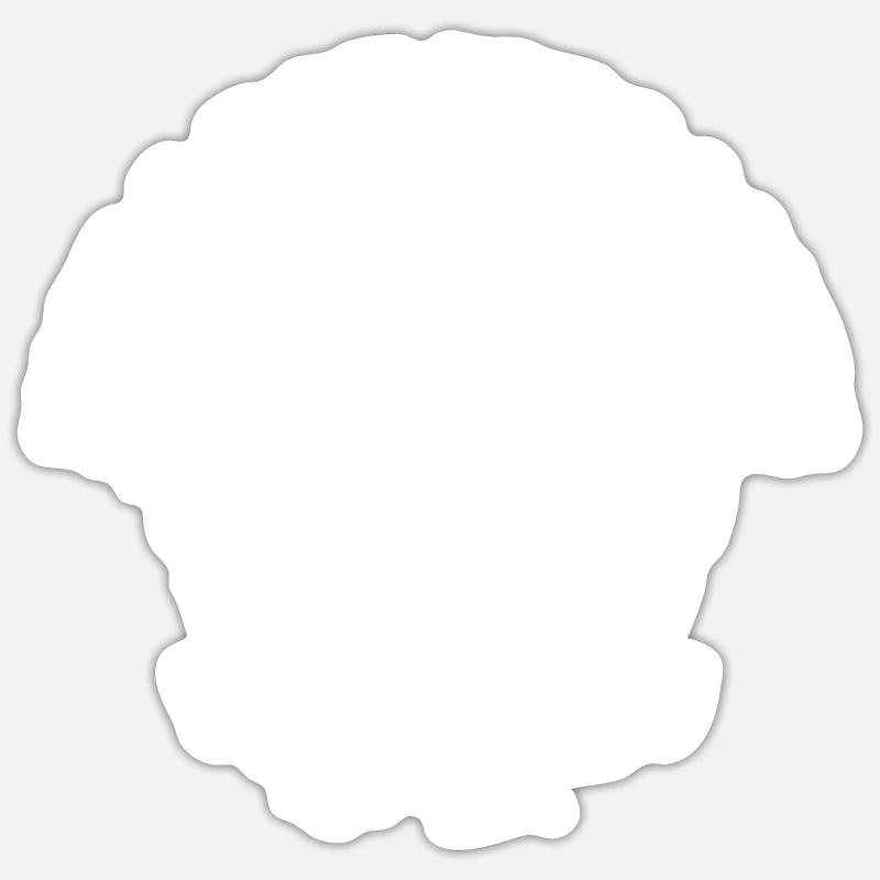 Éclaireur - Sticker taille S (10 x 10 cm) - blanc mat