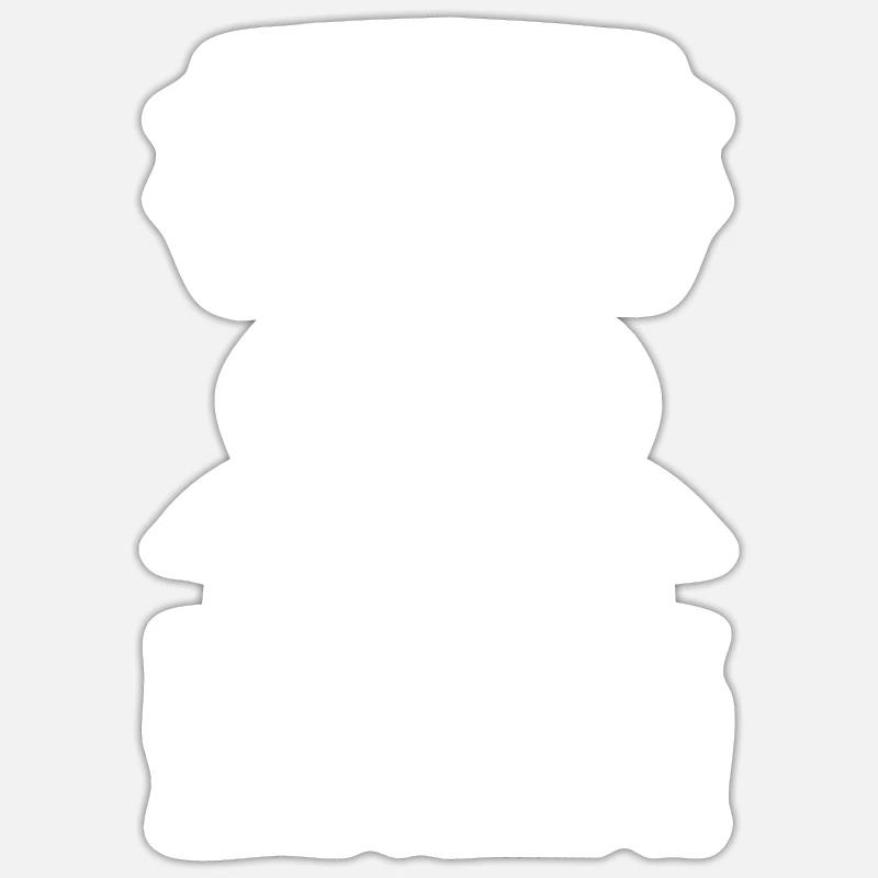 Scout Funny - Sticker size S (10 x 10 cm) - white matte